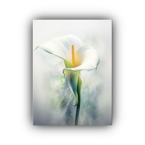 Pintura Acuarela Impresionista De Llamada: 60x90cm-0