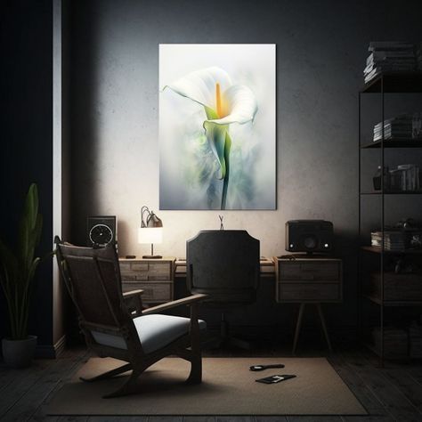 Pintura Acuarela Impresionista De Llamada: 60x90cm-2