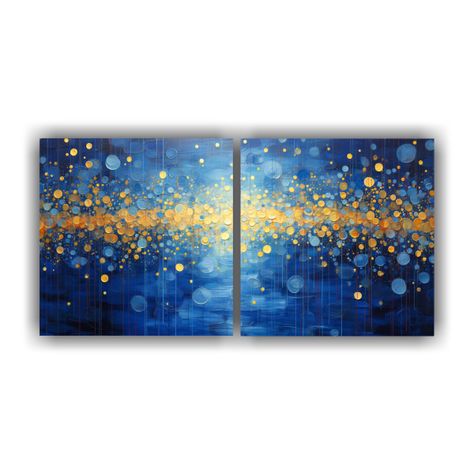 Pinturas Decorativas Estilo Puntillismo Luminoso 140x70 Cm-0
