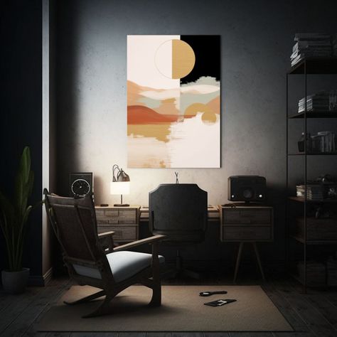 Pintura De Decoración Canva Dibujo Alegre, 80x120 Cm-2