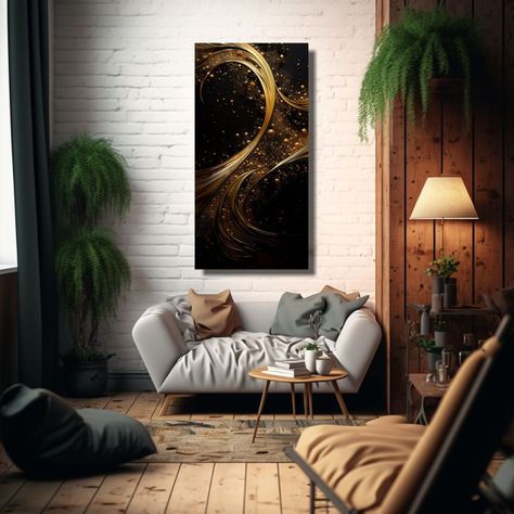 Cuadro Moderno Alegre Estilo Puntillismo Luminoso 60x120cm-2