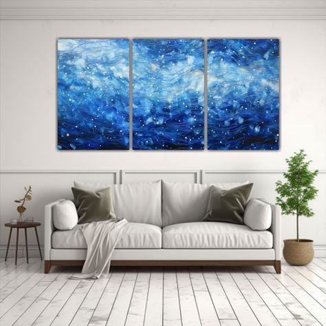 Pintura Decorativa Intensa En Estilo Puntillismo 240x120 Cm-2