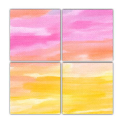 Cuadros De Decoración De 4 Artes Con Simetría 200x200 Cm-0