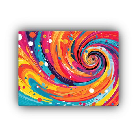 Diseño De Venta De Pinturas Luminosas Y Divertidas Para Dec 50x40cm-0