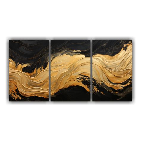 Tríptico Vintage De Composición Equilibrada 120x60 Cm-0