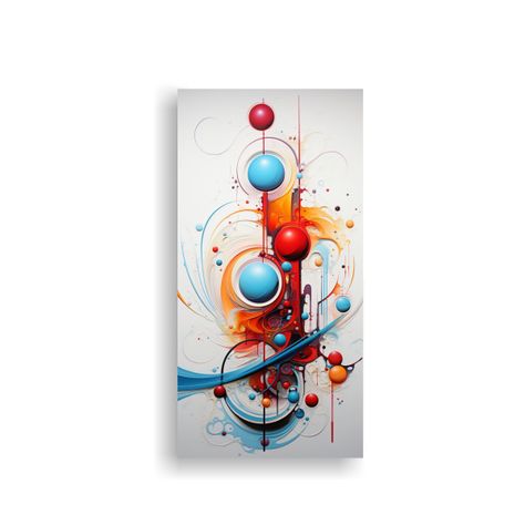Pinturas Abstractas Para Decoración: Escenas 80x160cm-0