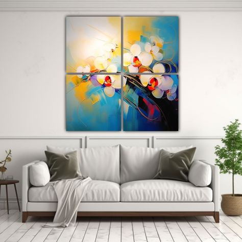 Pinturas Decorativas De Expresividad Cuadrada 200x200 Cm-2