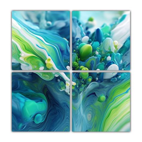 Cuatro Artes Pinturas Hiperrealistas En 16k 200x200 Cm-0
