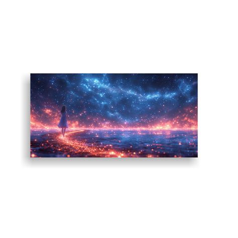 Pintura Decorativa Baño Estilo Anime Con Agua 100x50cm-0
