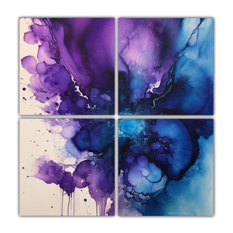 Pinturas Decorativas De 4 Lienzos Inspiradores 200x200 Cm-0