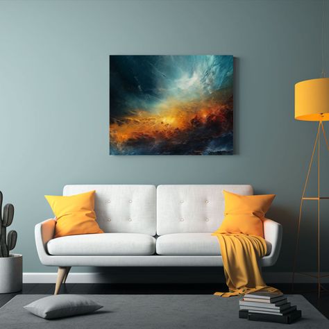Pinturas Decorativas Modernas Duraderas En Alta Definición  45x30cm-2