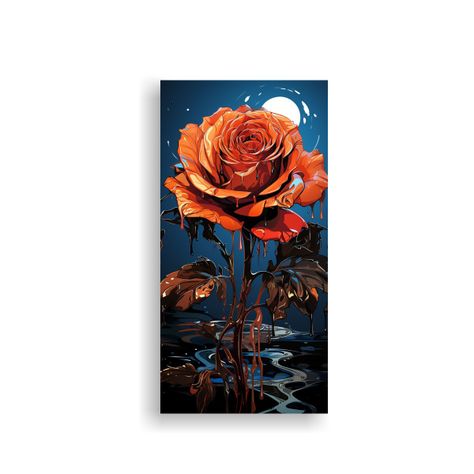 Lienzo De Tela: Composición Equilibrada Rosa 40x80cm-0