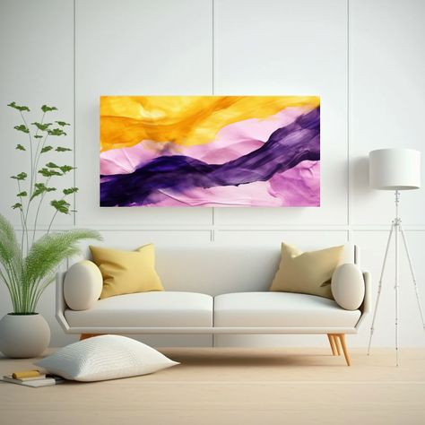 Lienzo De Tela Con Bandera No Binaria Estilo 120x60 Cm-2