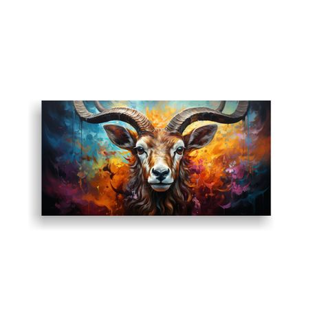 Pintura Al Estilo óleo Colorida De Estilo Antílo 160x80cm-0