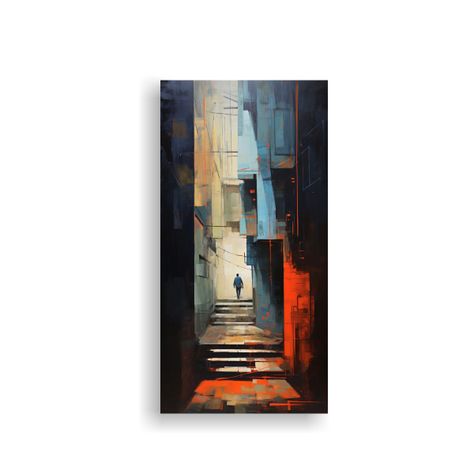 Cuadros De Decoración Para El Salón: Encuentros 20x40cm-0
