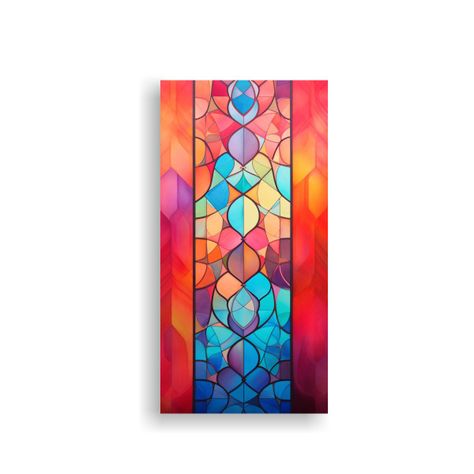 Pintura Decorativa Estilo Arte Islámico 50x100cm-0