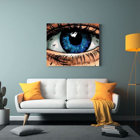 Novela Gráfica De Dios Con Elegancia En Lienzo Moderno. 65x50cm-2