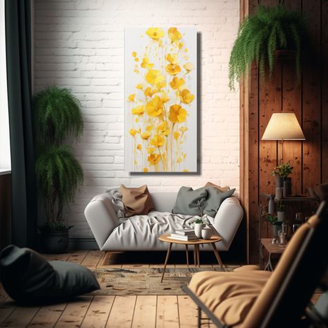 Pintura Acrílica Fluida Sobre Lienzo Blanco 70x140cm-2