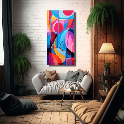 Generador De Composiciones Murales Abstractas 40x80cm-2