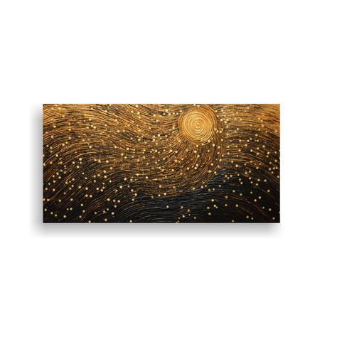 Cuadro Movimiento Vitalidad Estilo Puntillismo 140x70cm-0