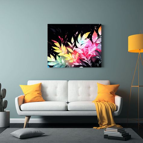 Pinturas De Decoración Vintage Con Atmosfera Neonoir En Est 65x50cm-2