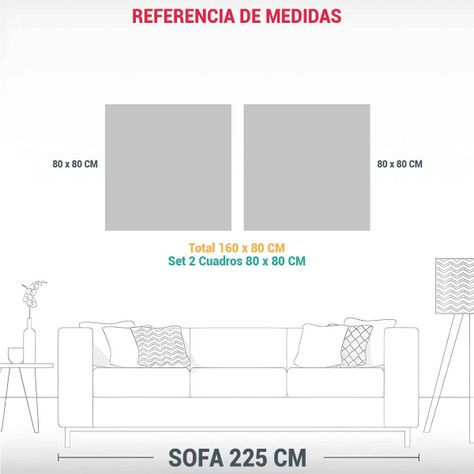2 Lienzos De Tela Juveniles Con Una Temática 160x80 Cm-1