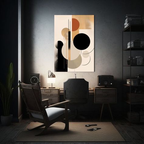 Pinturas Decorativas De Exposición Minimalista 50x65cm-2