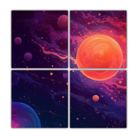 Pinturas Decorativas Dormitorio Con Fondo 100x100 Cm-0