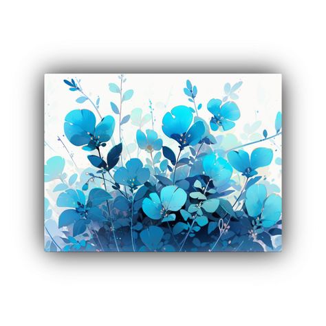 Esquema De Colores Turquesa Para Decoración 65x50cm-0