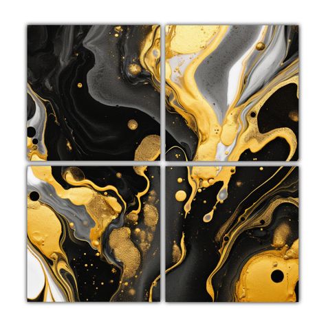 Pinturas Decorativas Con Texturas Fluidas De 60x60 Cm-0