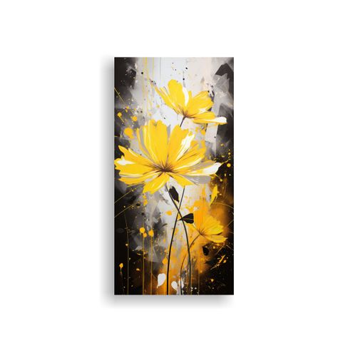 Cuadro Moderno Pintura Para Habitación Estilo 20x40cm-0