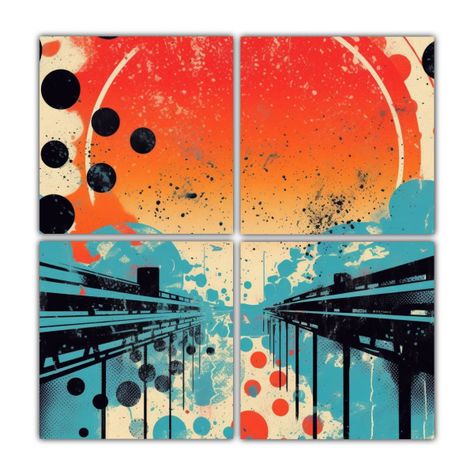Cuadros Tela Juveniles Sublimados Con Estampado 140x140 Cm-0