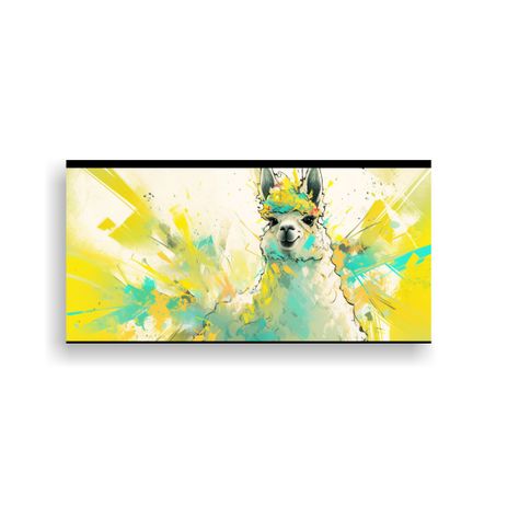 Pinturas Decorativas En Lienzo De Inspiración Alp 40x20cm-0