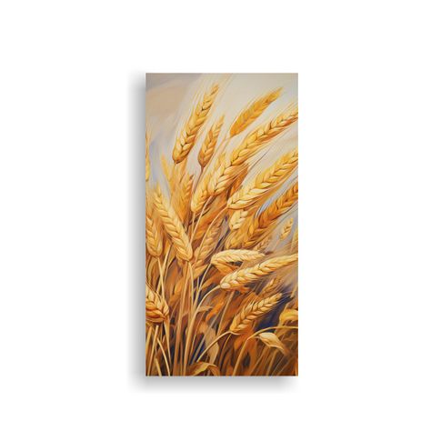 Tela En Bastidor Vertical Linda A Barley Grains 60x120cm-0