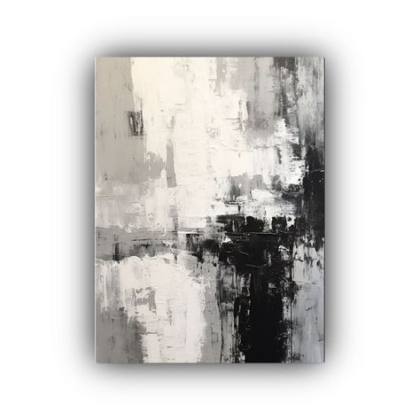 Cuadro Decorativo Abstracto Pintado Por Artista Pi 60x90cm-0