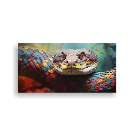 Obra Arte Simétrica Alta Calidad, Estilo Pintura  60x30cm-0