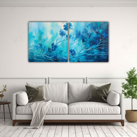 Cuadros Inspiradores De Un Mundo Submarino 100x50 Cm-2