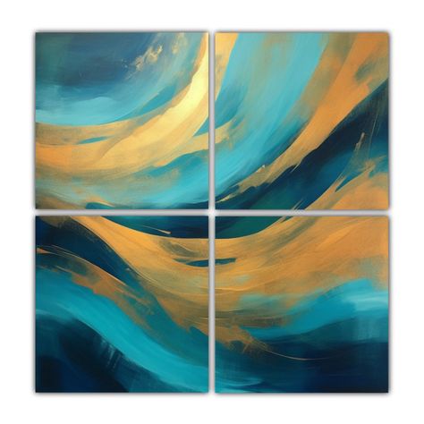 Pinturas De Pared Con Temática Abstracta De 200x200 Cm-0