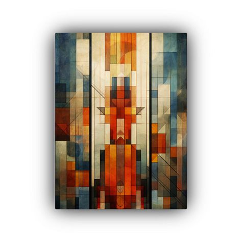 Tela En Bastidor Battlestar Galactica Estilo Klee 80x120cm-0
