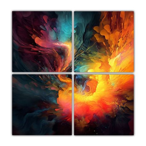 Pinturas Abstractas Modernas Para Oficina: 4 200x200 Cm-0