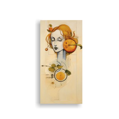 Pinturas Conceptuales De Arte De Pared: Curvas 70x140cm-0