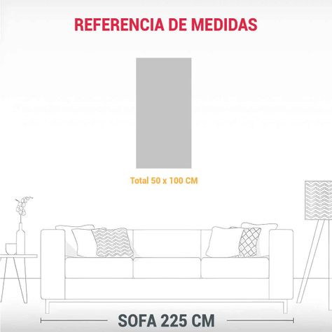 Pintura Acrílica Sobre Fondo Blanco 50x100cm-1