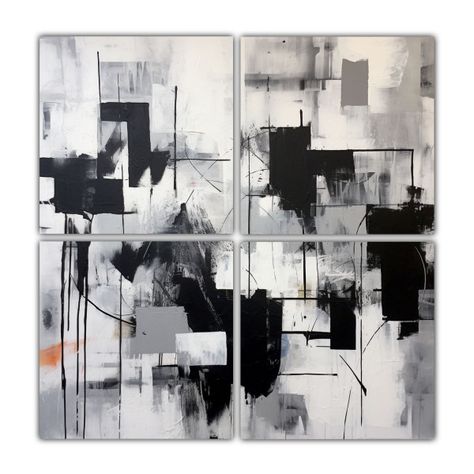 Cuatro Artes Expresión Perspectiva Groze Pintura 200x200 Cm-0