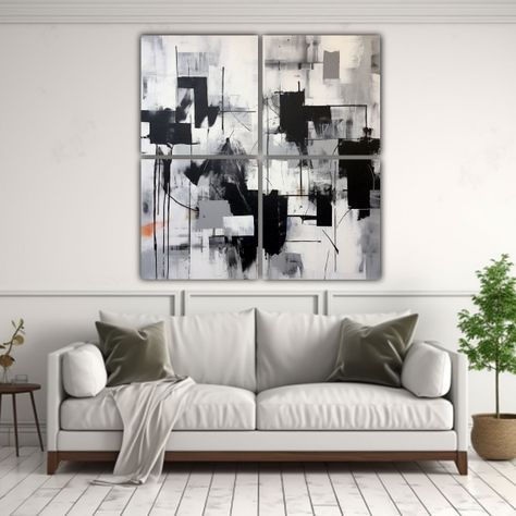 Cuatro Artes Expresión Perspectiva Groze Pintura 200x200 Cm-2