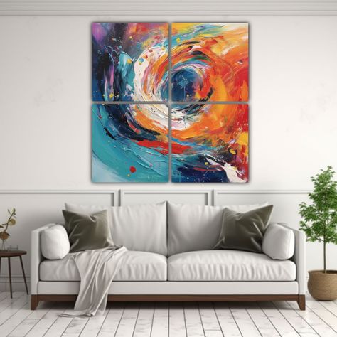 4 Composiciones Tela Sublimada Original 200x200 Cm-2