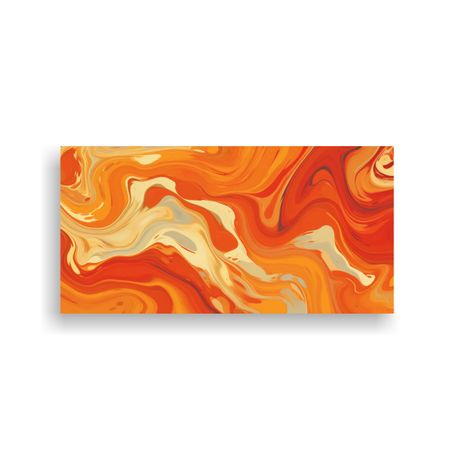 Cuadro Abstracto Moderno Realista En Patrón 100x50cm-0