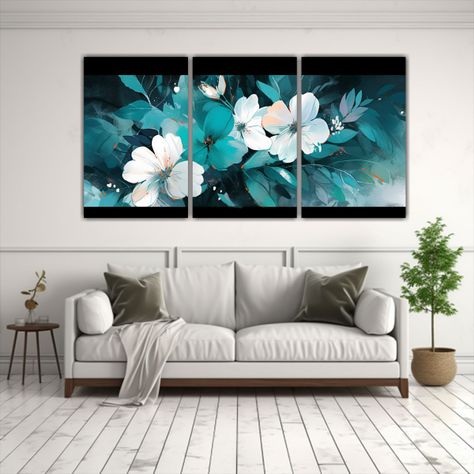 Set 3 Pinturas Decorativas Horizontales 90x45 Cm-2