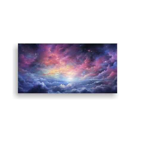 Pinturas Decorativas Abstractas De Cielo Nocturno 140x70cm-0