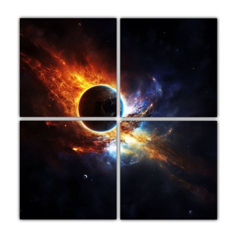 Cuadros Tema Protagonismo En El Espacio 200x200 Cm-0