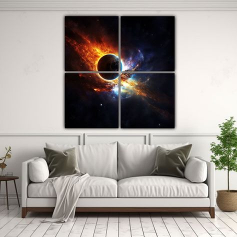 Cuadros Tema Protagonismo En El Espacio 200x200 Cm-2